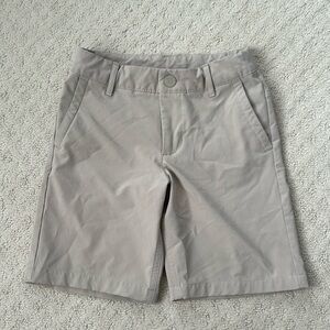 All in Motion Boys Performance Khaki shorts Size 7 adjustable waist golf shorts